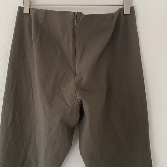 Who What Wear Olive Skinny Crop Stretch Pants - Picture 7 of 11